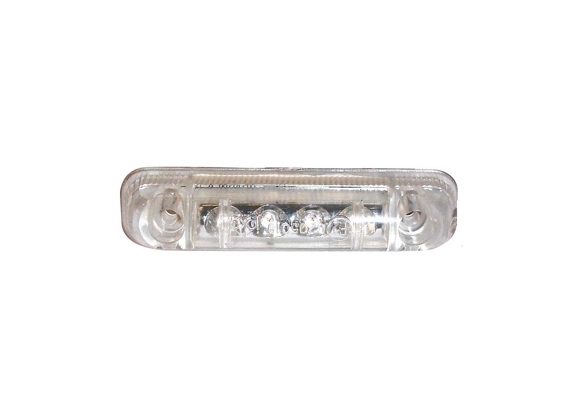 LED LEUCHTE POS WEISS TRANSPARENT 24V